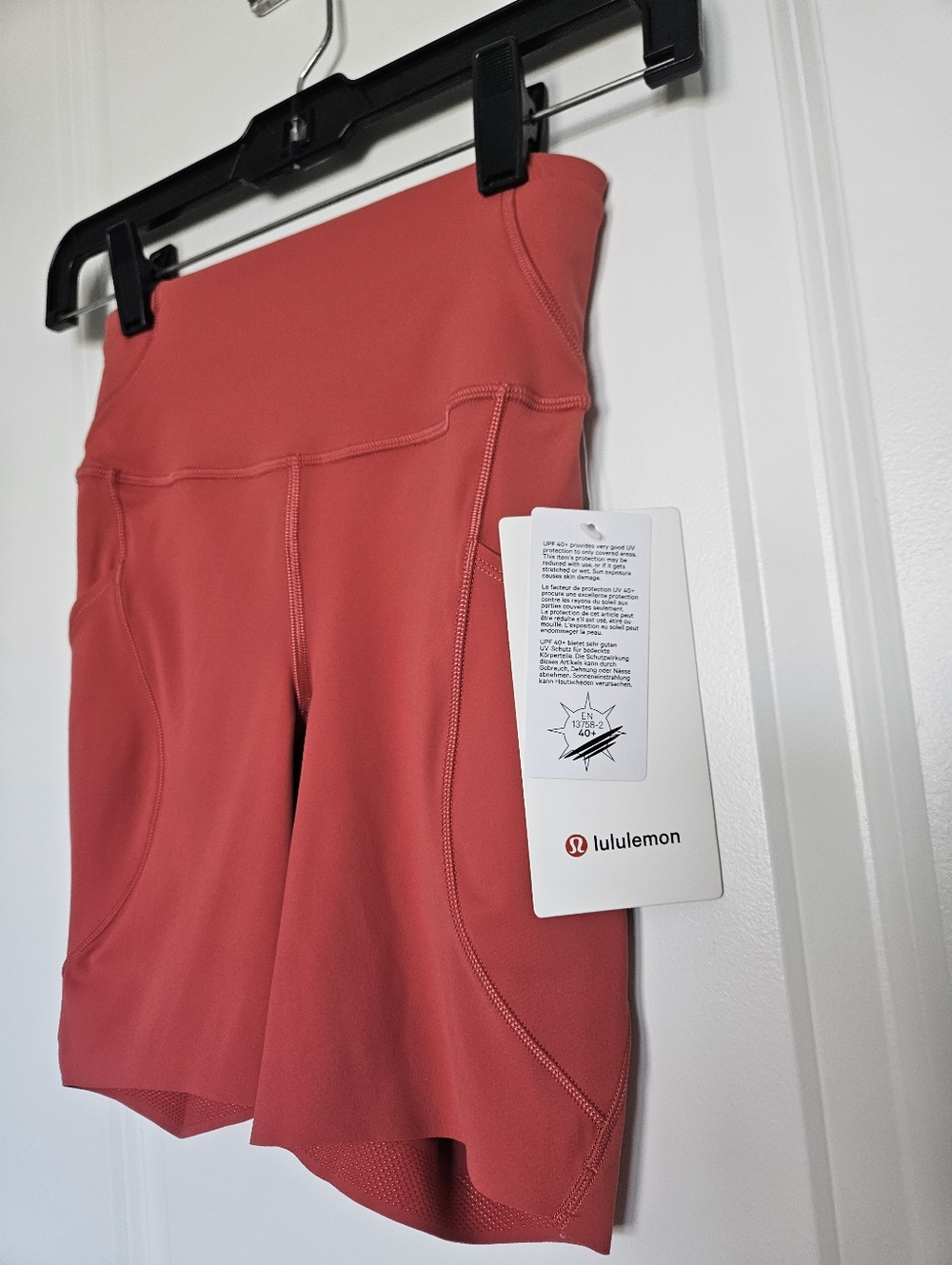 NWT $74 Lululemon Fast and Free High-Rise Short 6" 5 Pocket Desert Red Sz 2